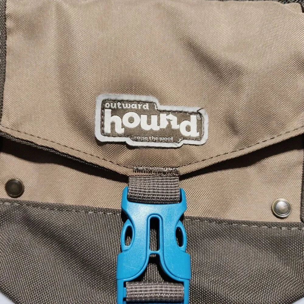 Outward Hound Denver Urban Dog Backpack Brown, Size L/Xl for Hiking Camping